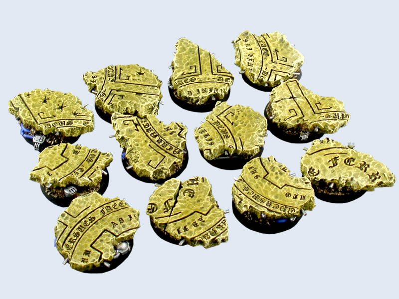 Temple Bases round, 25mm*5